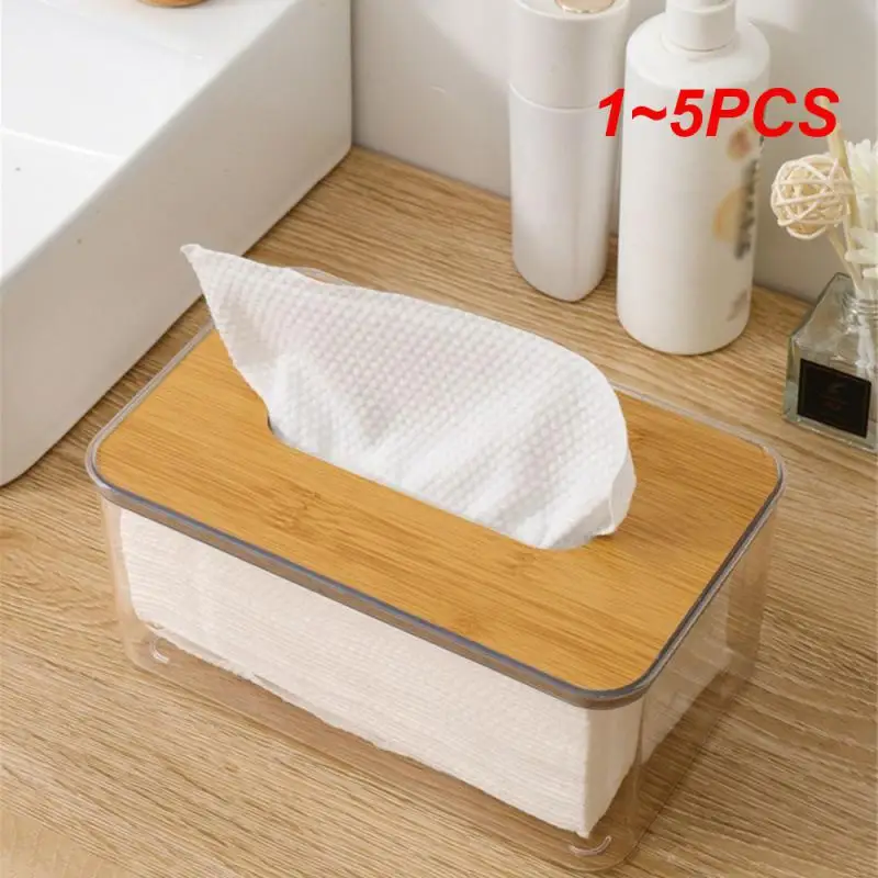 

1~5PCS Fully Functional Living Room Tissue Box Excellent Material Coffee Nordic Tissue Box Storage Boxes And Boxes