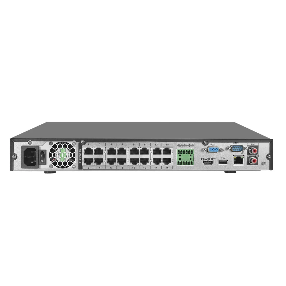 Оригинальный сетевой видеорегистратор Dahua NVR4208-8P-EI NVR4216-16P-EI NVR4232-16P-EI 8CH/16CH/32CH 1U 8/16PoE