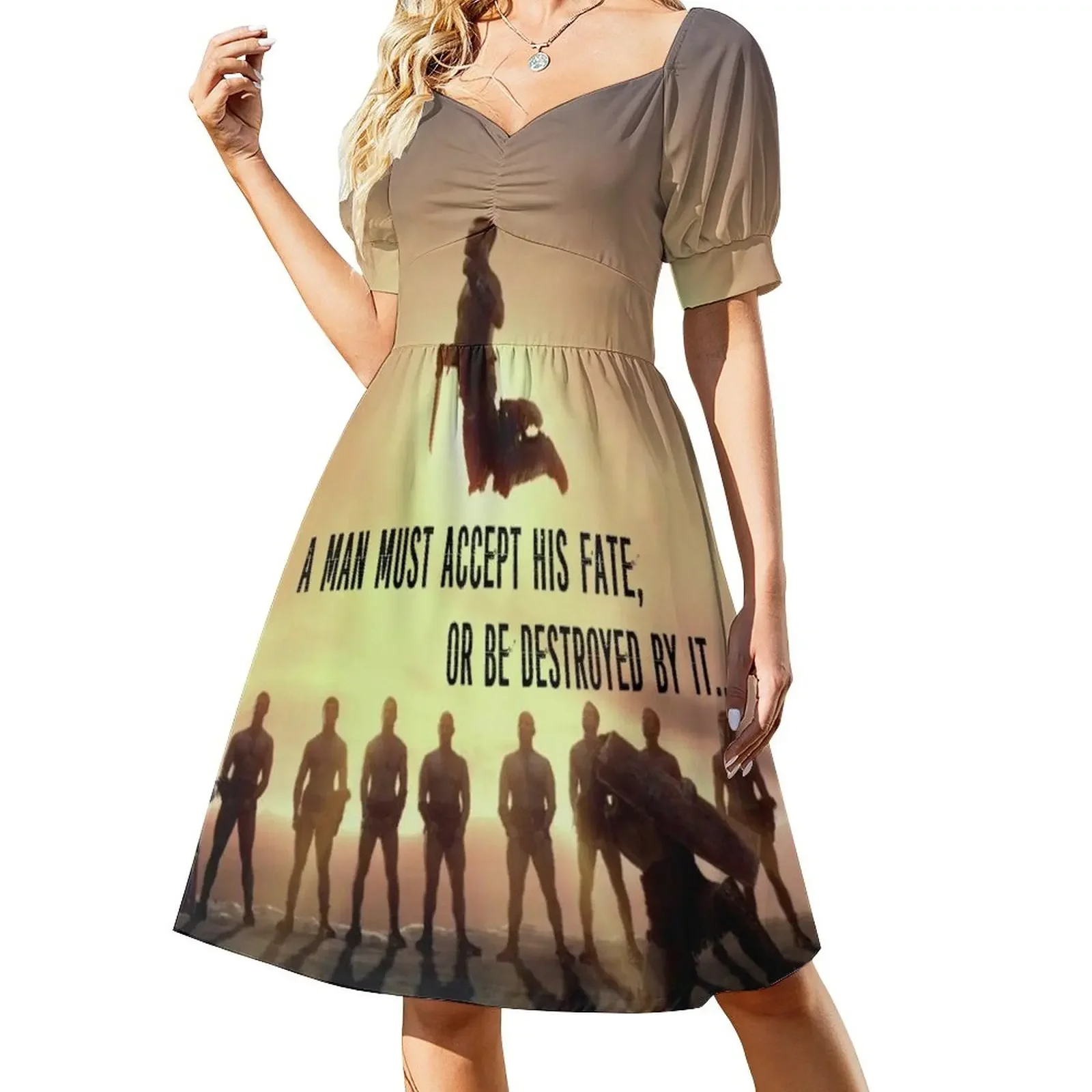 Платье Spartacus- Vissura с короткими рукавами вечерние платья женские элегантные для