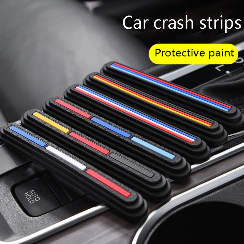 4 шт. Противоударная наклейка на дверь автомобиля и зеркало заднего вида