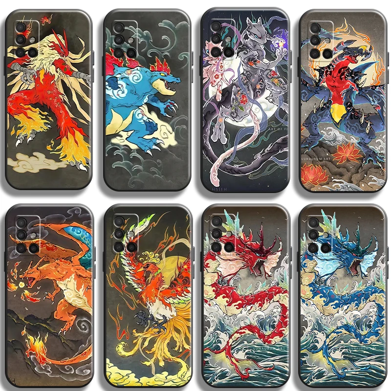 

Japan Anime Pokemon Phone Cases For Samsung S20 FE S20 S8 Plus S9 Plus S10 S10E S10 Lite M11 M12 S21 Ultra Funda Unisex TPU