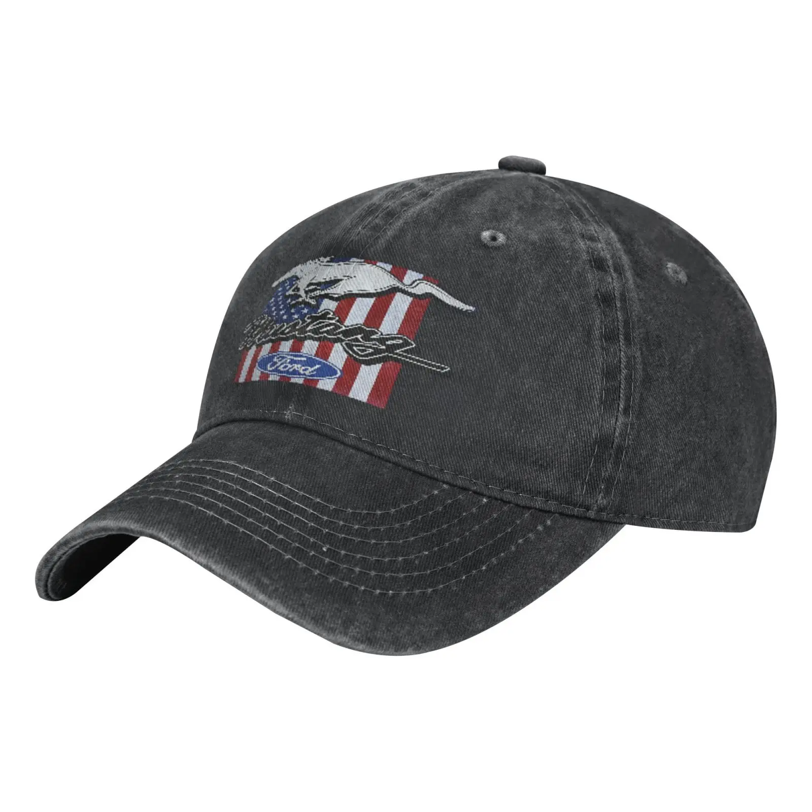 Ford Mustang American Flag Men's Caps Golf Cap Beanies For Men Adventure Time Summer Fishing Man Women |