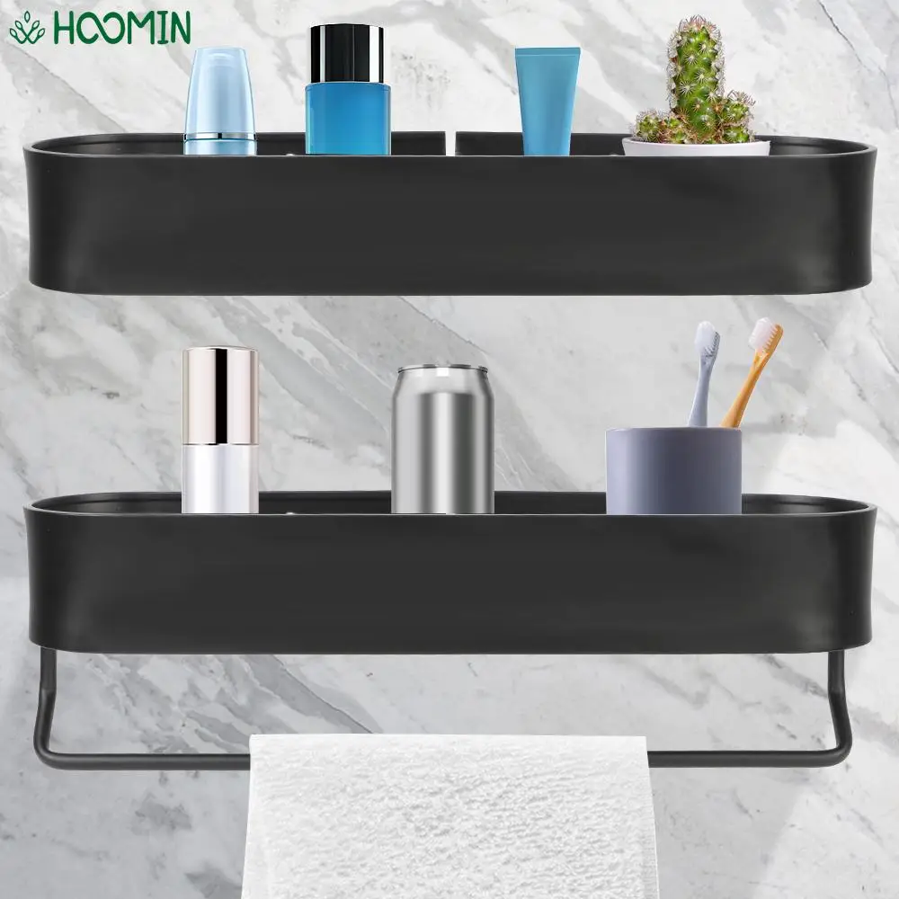 

Wall Mounted Shelves Bathroom Shelf Rack Shower Storage Basket Bath Towel Holder Bathroom Accessories Kitchen Organizer