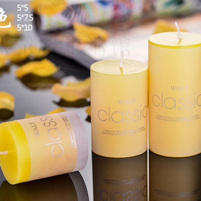 

Cylinder Candle 10CM Craft Scented Candle Round Column Wax Smokeless Scented Candles
