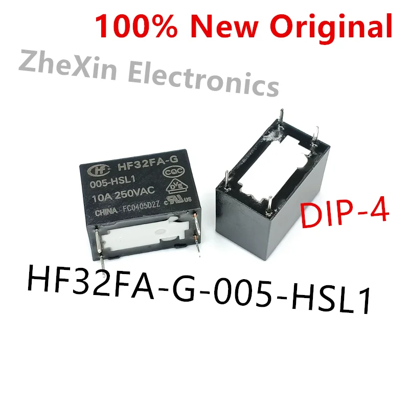 10 шт./лот HF32FA-G-024-HSL1、HF32FA-G-012-HSL1 、HF32FA-G-005-HSL1 Новое оригинальное силовое реле