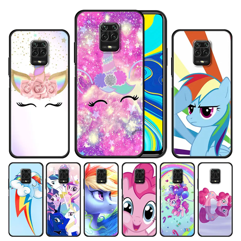 

Case Cover for Xiaomi Redmi Note 9 9s 8 8T 10 11 7A 9c 9T 10A 10c 11S Pro TPU Funda Soft Fashion My Little Pony Horse Print