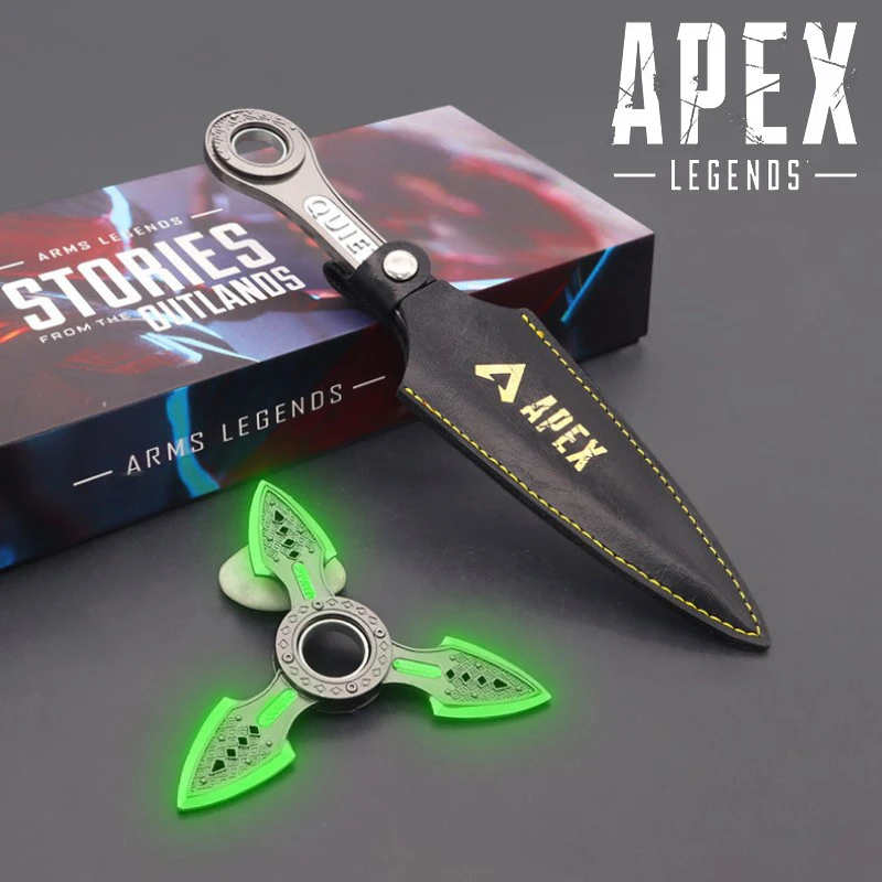 

Apex Legends Heirloom Fluorescent Kunai Arc Star 2set/pcs Weapon Octane Wraith Alloy Game Model Katana Sword Accessories Toys