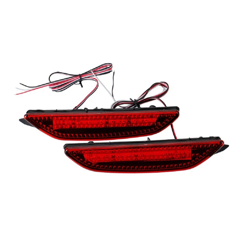 

1 Pair LED Car Rear Bumper Reflector Light Tail Brake Stop Warning Lamp for Kia Rio K2 Sedan 2011-2014 Car Accessories