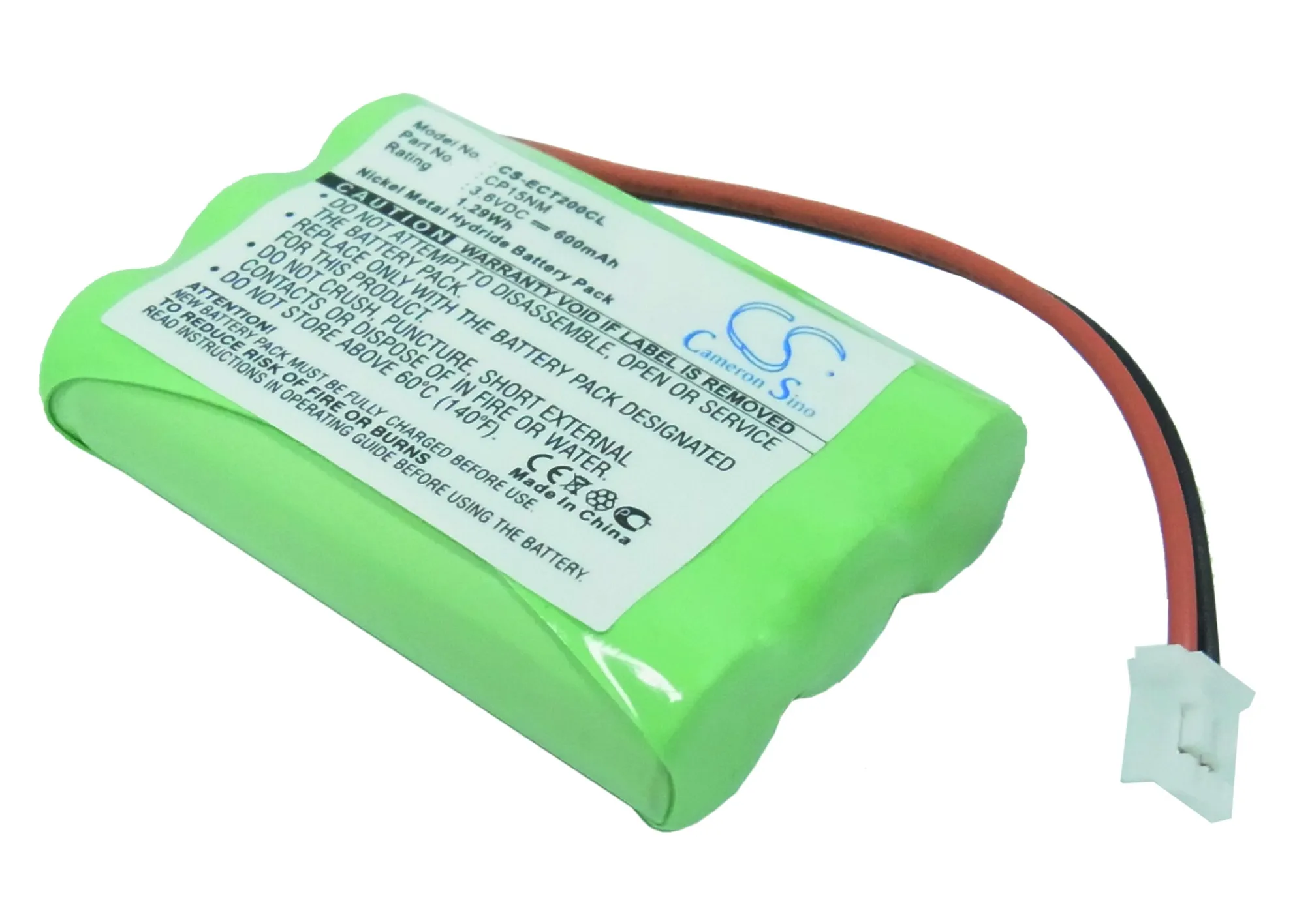 Фото Сменный аккумулятор CS для Ericsson DECT200, DECT230, DECT230i, DT-200, DECT260, DT-290, DT-2, артикул: NTM/BKBNB 101 13/1, 600 мАч / 2.16 Вт·ч №3