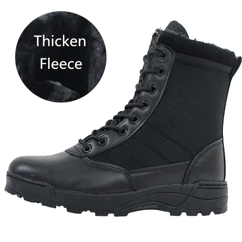 

Tactical Combat Training Military Boots Men Women Outdoor Hunting Hiking Climbing Non-Slip Breathable Leather High Shoes 35 46