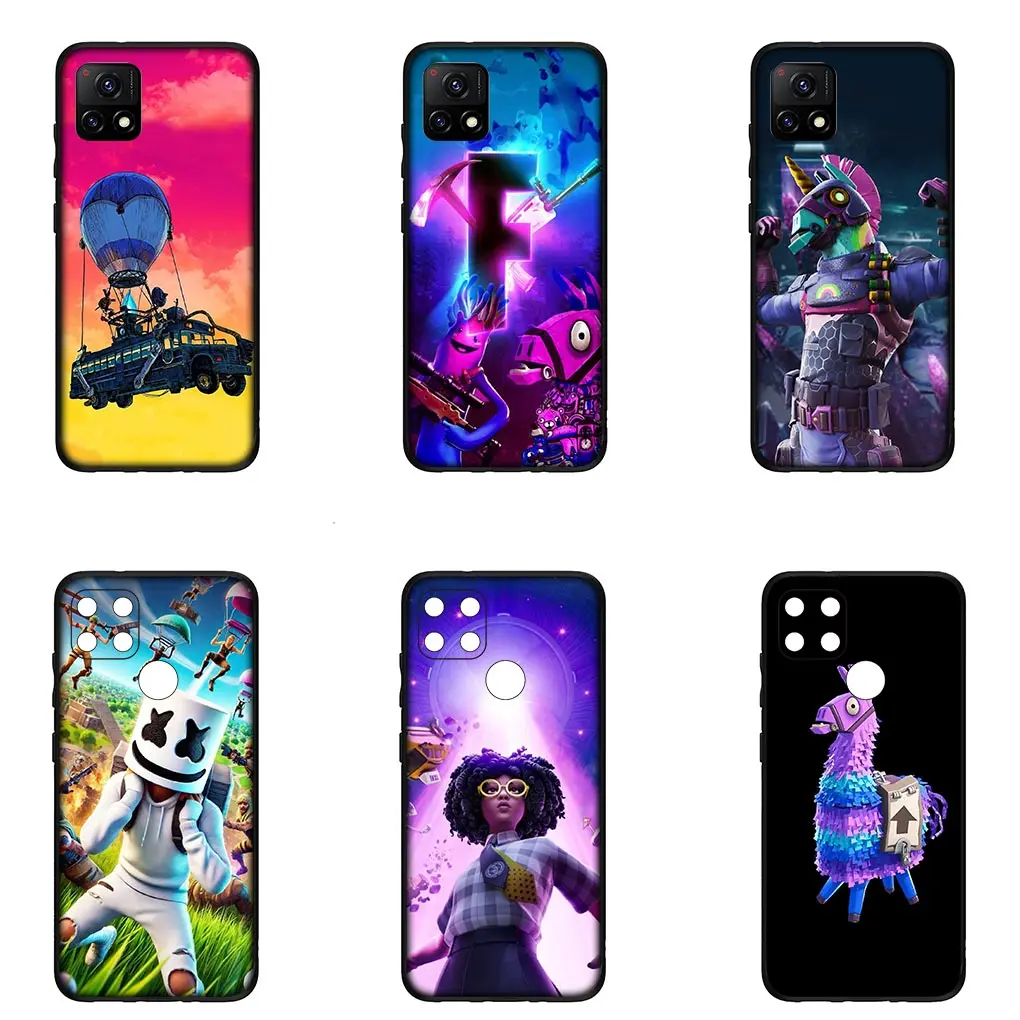 Мягкий чехол для телефона Game F-Fortnites-Wallpaper Samsung Galaxy A10 A20 A22 A30 A31 A32 A50 A51 A52 A53 A72 A33 A71