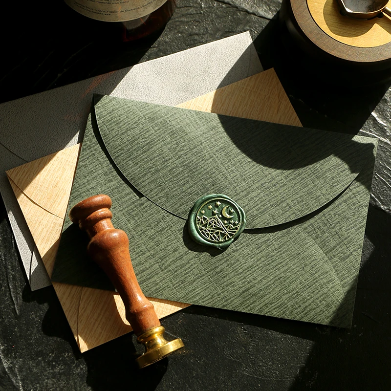 

5pcs/lot Retro European Envelope Antique Vintage Gift Wrap DIY Greeting Card Cover Giftbox Message Card Invitations Business