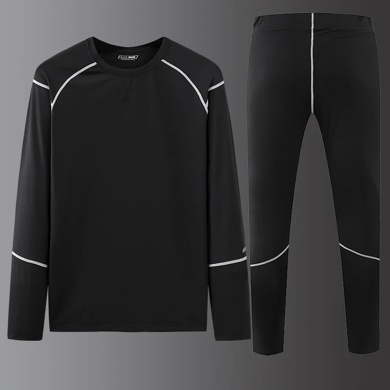 

Winter New High-Quality Thermal Underwear Men's Suit Cotton Sports Sweat-Absorbing Quick-Drying Thermal Underwear Men's Clothing