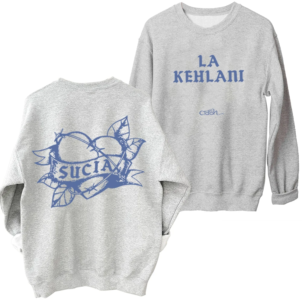 Kehlani Sucia Sweatshirt Crash Album Merch Fan Gift Harajuku Round Neck Oversize Hoodie