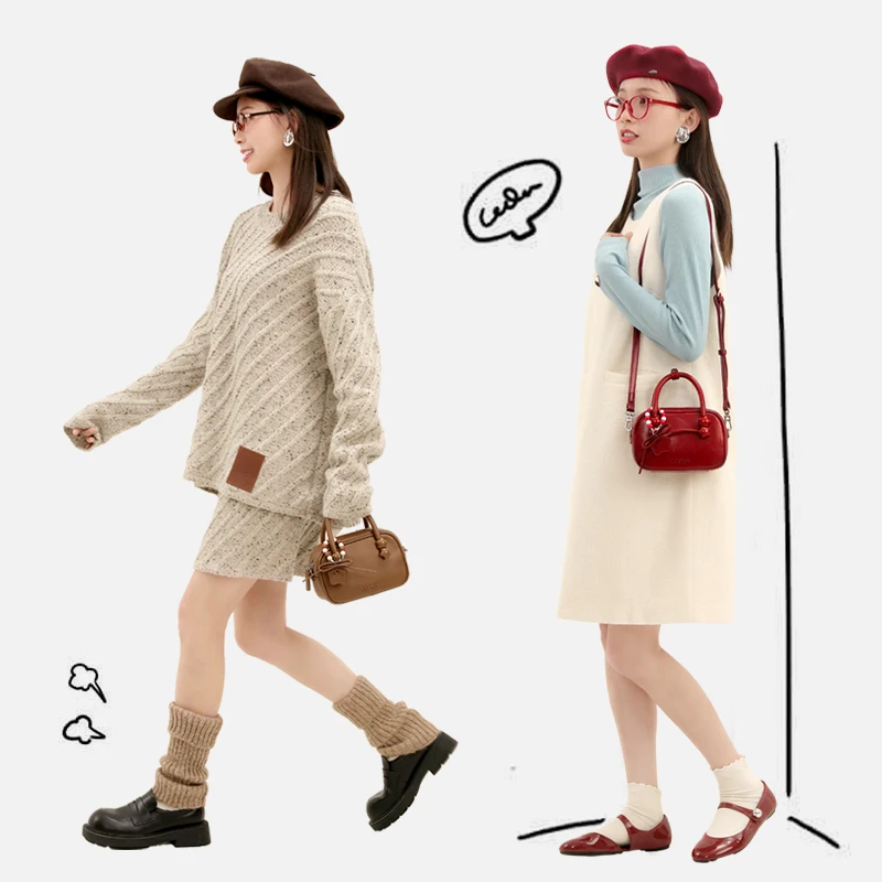 Реплика TOUTOU Бостонская мини-сумка с подвеской из бисера Роскошная дизайнерская