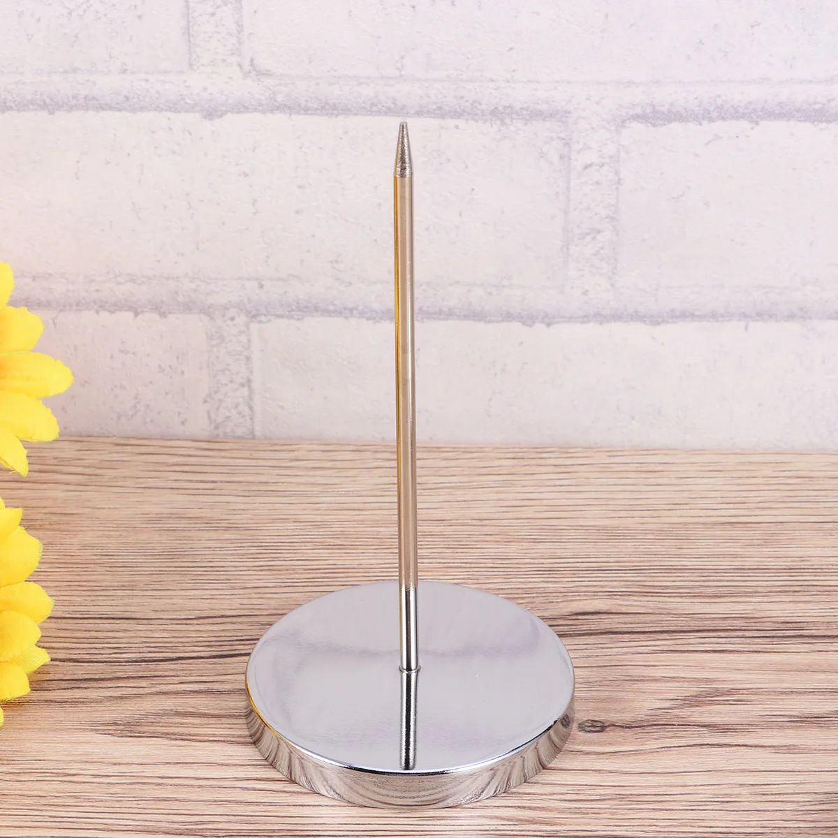 

Check Receipt Spindle Holder Fork Restaurant Straight Rod Desk Spike Receipts Ticket Note Bar Paper Stainless Steel Holders