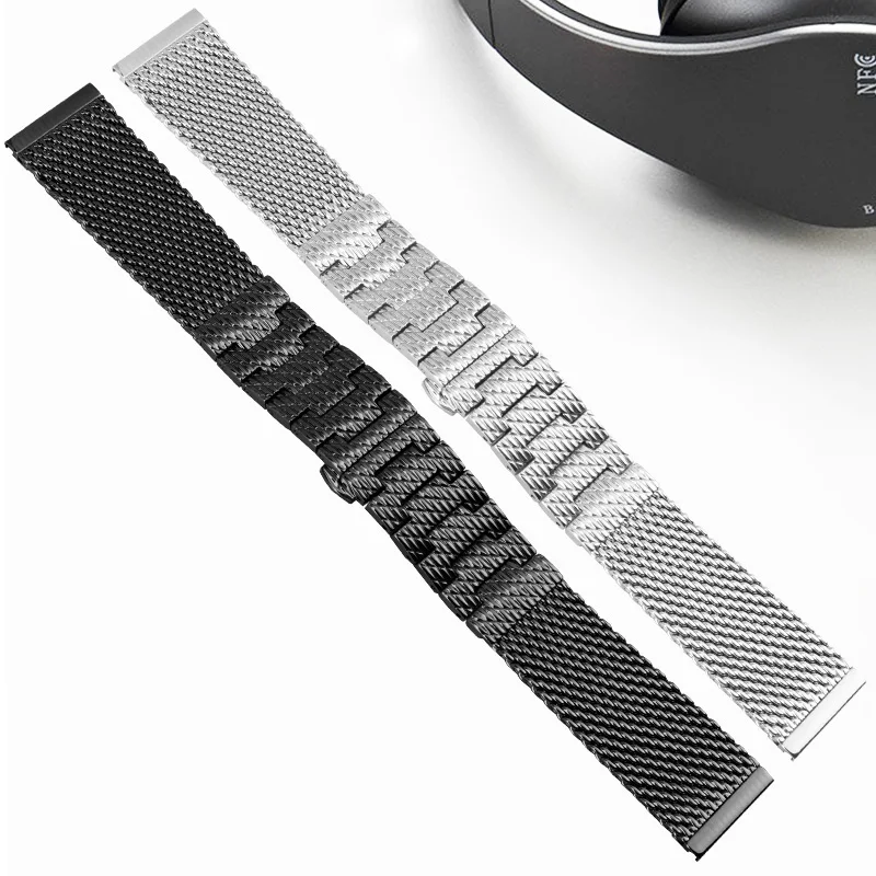 Replace The Watch Band With The JY Series Blue Angel Sky Eagle 22/23mm Men's Stainless Steel Watchband