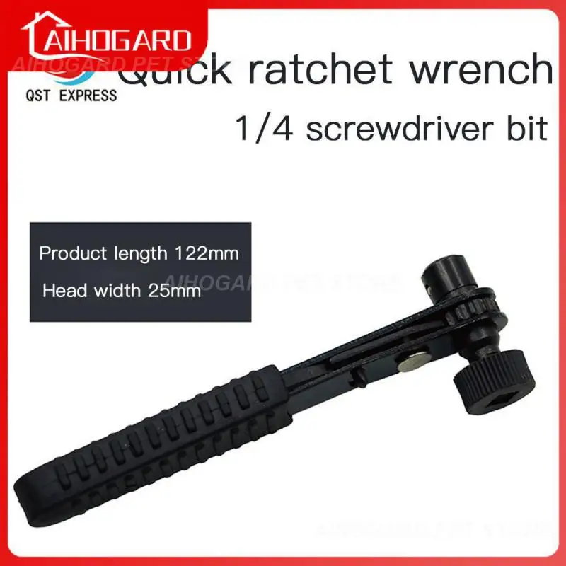

Wrench High Toughness Single-head Hand Drill Bit Simple Durable Screwdriver Rod Ratchet Wrench Parts And Tools 4 Square Head