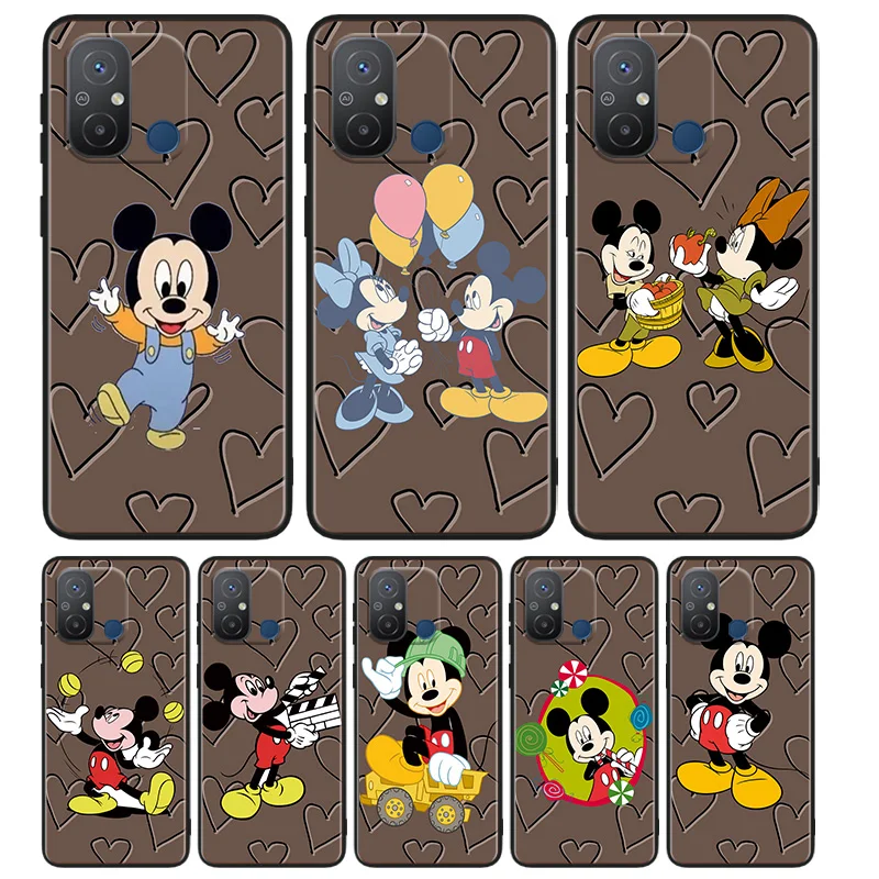 

Cute mickey mouse Phone Case For Xiaomi Redmi K60E K60 K50G K50 K40S K40 K20 S2 6A 6 5A 5 Pro Ultra Black Soft Cover