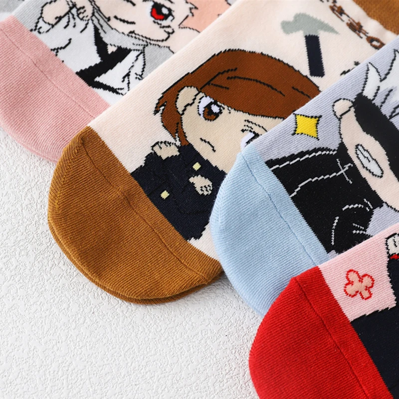 Носки для косплея по мотивам аниме хлопок цвета в ассортименте - купить выгодной