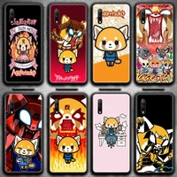 cute cartoon aggretsuko phone case for huawei honor 30 20 10 9 8 8x 8c v30 lite view 7a pro