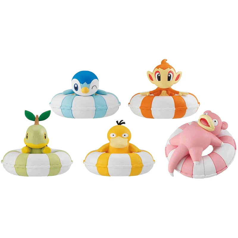 Покемон Bandai оригинальный плавающий круг для плавания игрушки гасяпон Piplup Turtwig