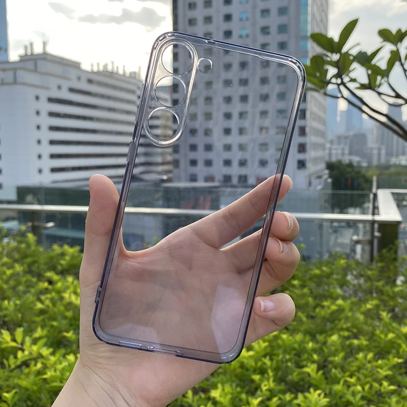 Тонкий мягкий прозрачный чехол для Samsung Galaxy S23 S23 Plus S23, ультрапрозрачный противоударный чехол S23Plus, силиконовая задняя крышка из ТПУ для седанов