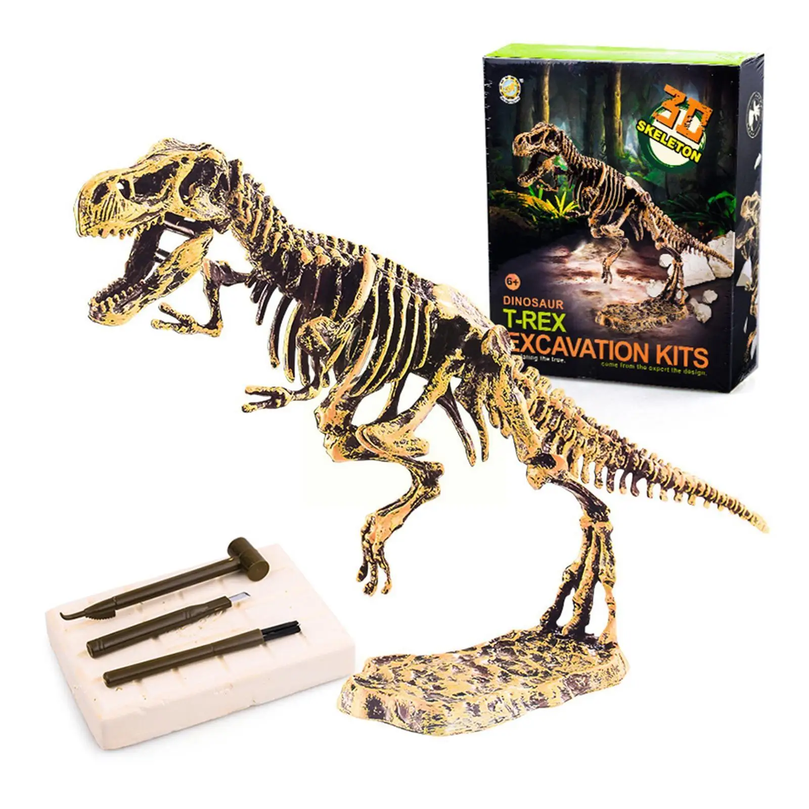 

Экскаватор-динозавр, кости, Детский динозавр, игрушка «сделай сам», ископаемая Археология, рандомная сборка, модель динозавра для M0I6