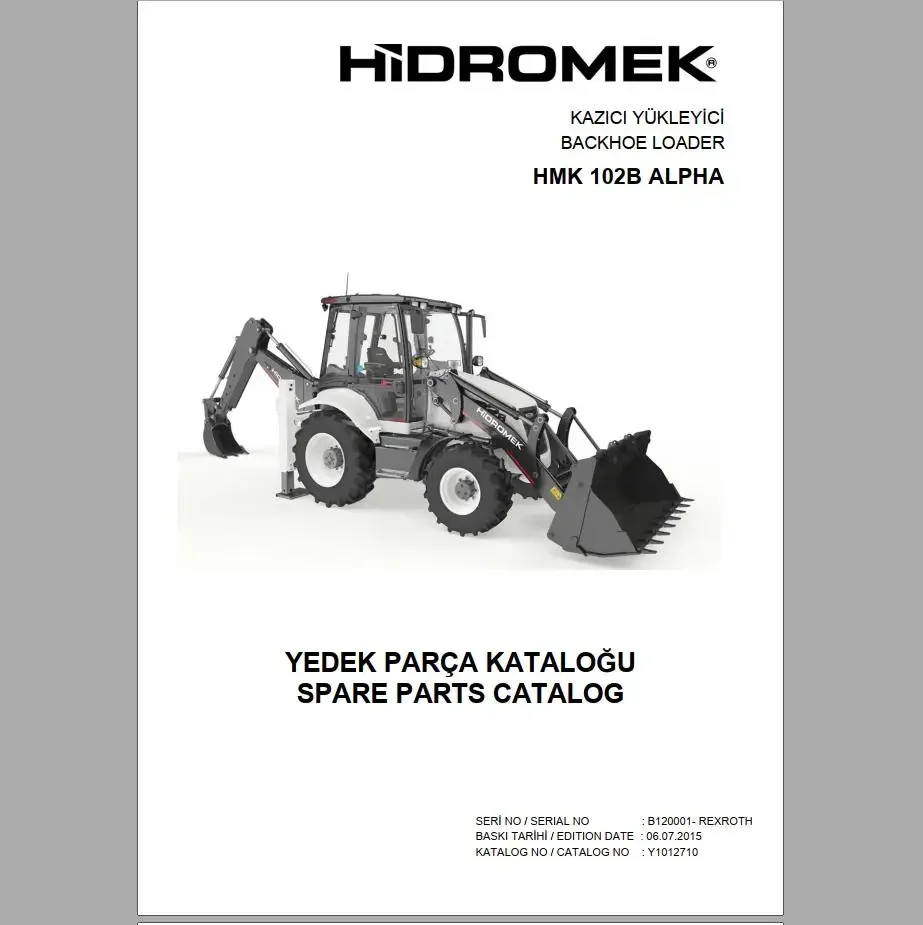Hidromek Machinery 2021 PDF 6 52 ГБ Руководство по обслуживанию и детали эксплуатации схемам