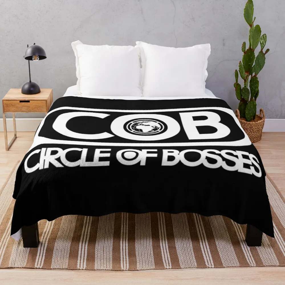 

Circle of Bosses Throw Blanket blanket wool