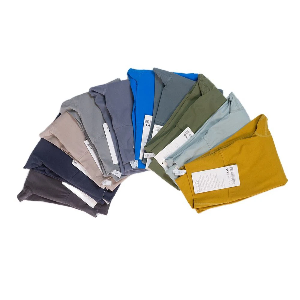 Luluwomen Yoga Leggings Sexy Sport Leggings Elastic Fitness High Waist Leggings Soft Yoga Pants Jogging Leggings Custom Logo