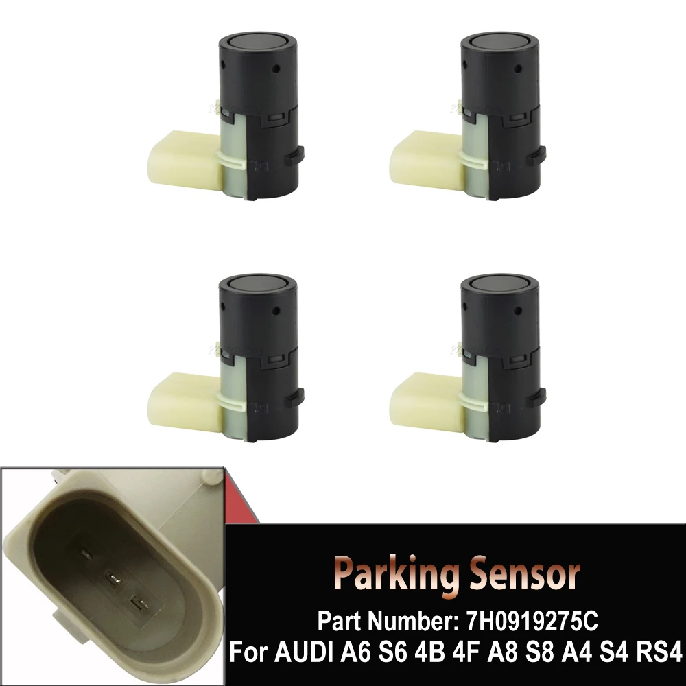 

4 Pcs/lot Car New PDC Parking Assist Sensor For Audi A4 A6 A8 VW T5 Polo Skoda Octavia 7H0919275C 7H0919275