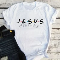 jesus shirt christian t shirts jesus hell be there for you jesus friends graphic shirt christian gift streetwear women top l