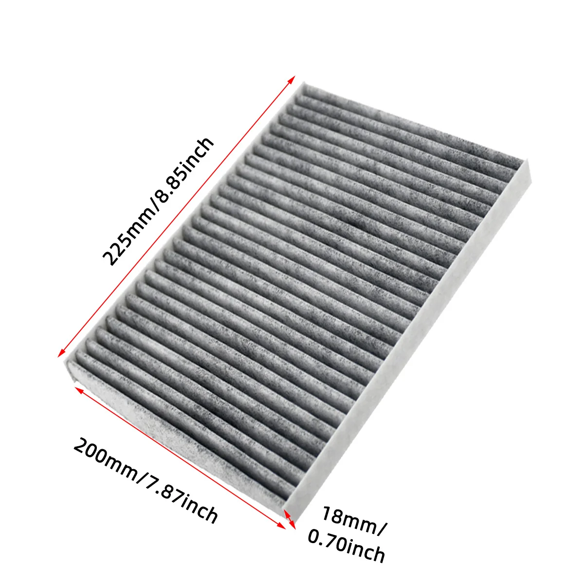 Воздушный фильтр с активированным углем для KIA Forte Koup 2010-2013 CF10709 08790-2E200 08790-2E200A