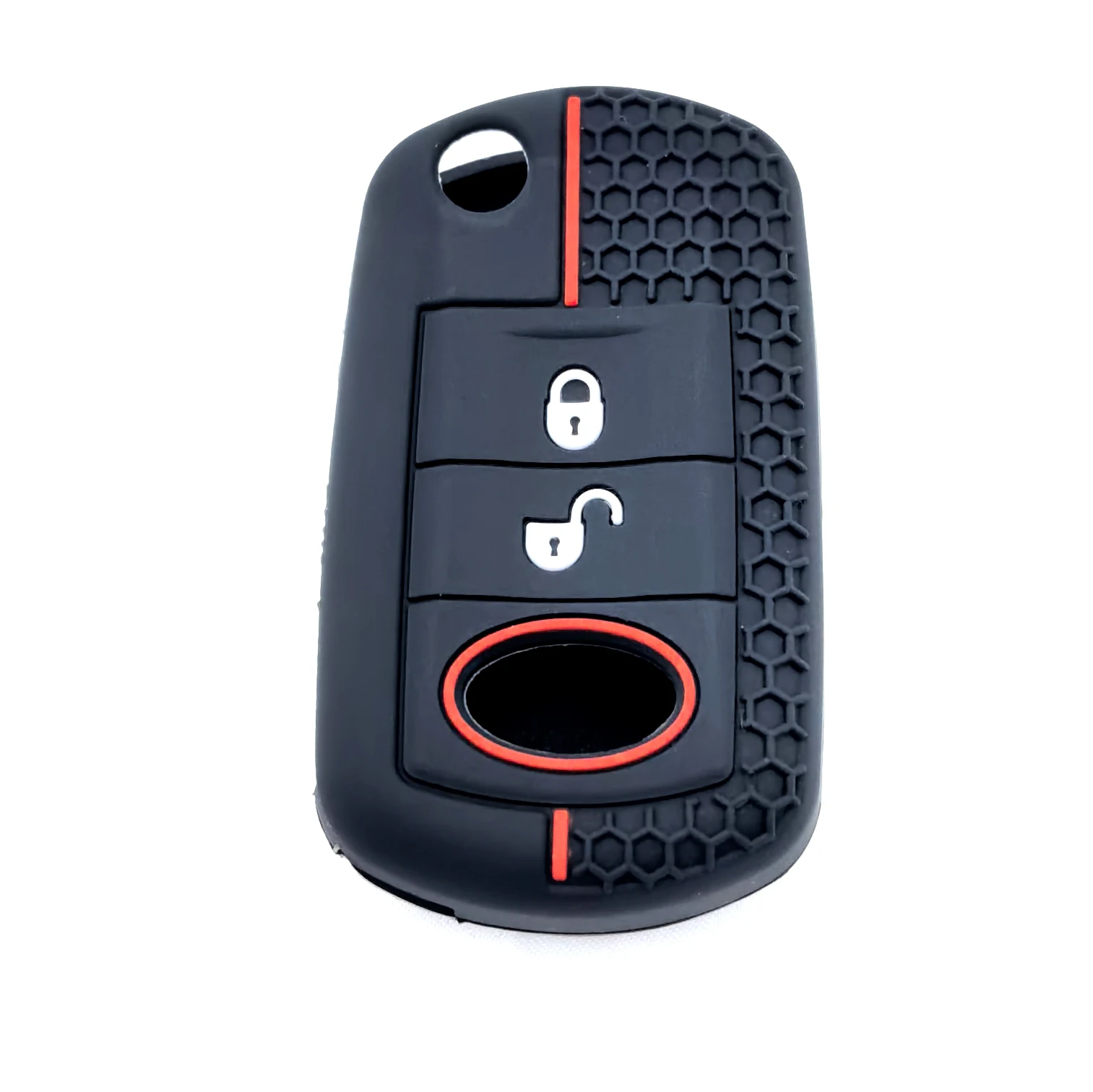 Новый модный силиконовый чехол для ключей от автомобиля, чехол для LAND ROVER Range Rover Sport LR3, защищенный 3-кнопочный чехол