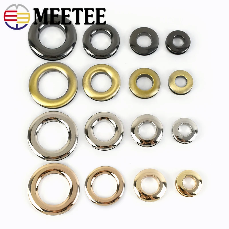 

5Pcs 10/15/18/25mm Metal O D Ring Eyelets Screw Buckles Bag Belt Strap Dog Chain Buckle Clasp Leather Crafts Bags Accessories