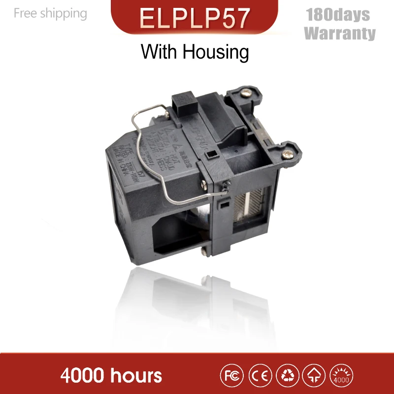 Projector Lamp ELPLP57 for Epson EB-440W EB-450W EB-450Wi EB-460 EB-460i EB-450WiEDU EB-460iEDU EB-460EDU EB-455Wi EB-465i