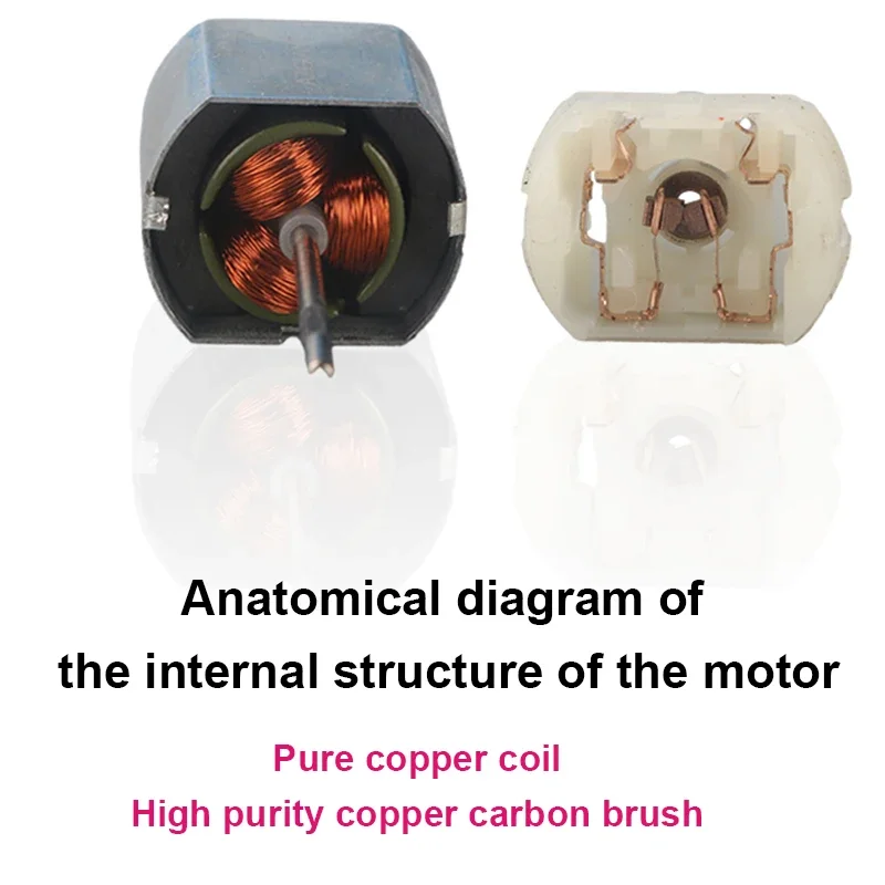 Двигатели обратного хода около 20000 об/мин 45 мм DC FC280 угольная щетка 12 В 0 2 А вал с