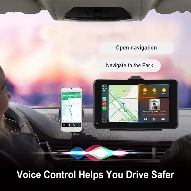 Универсальный 7-дюймовый автомобильный радиоприемник мультимедийный видеоплеер