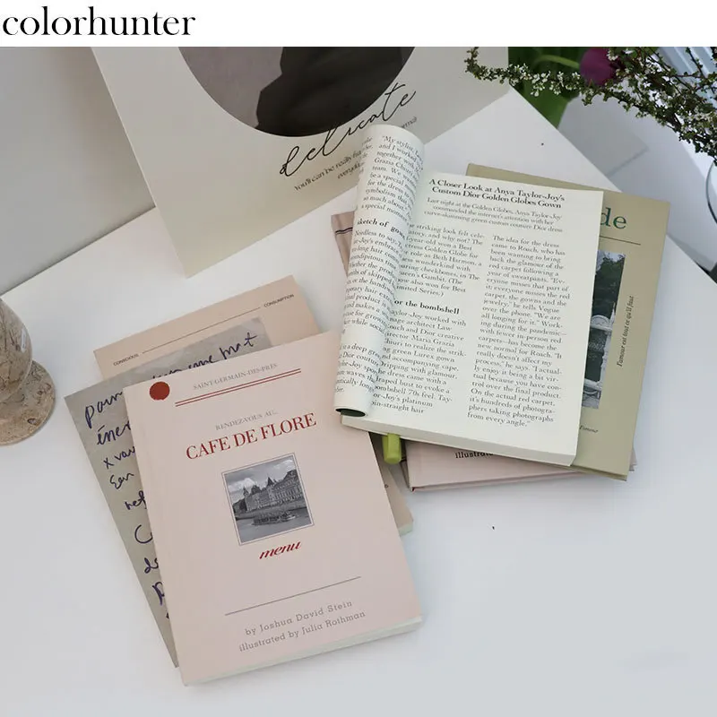 Ретро-книга с английским языком красное украшение имитация книги может