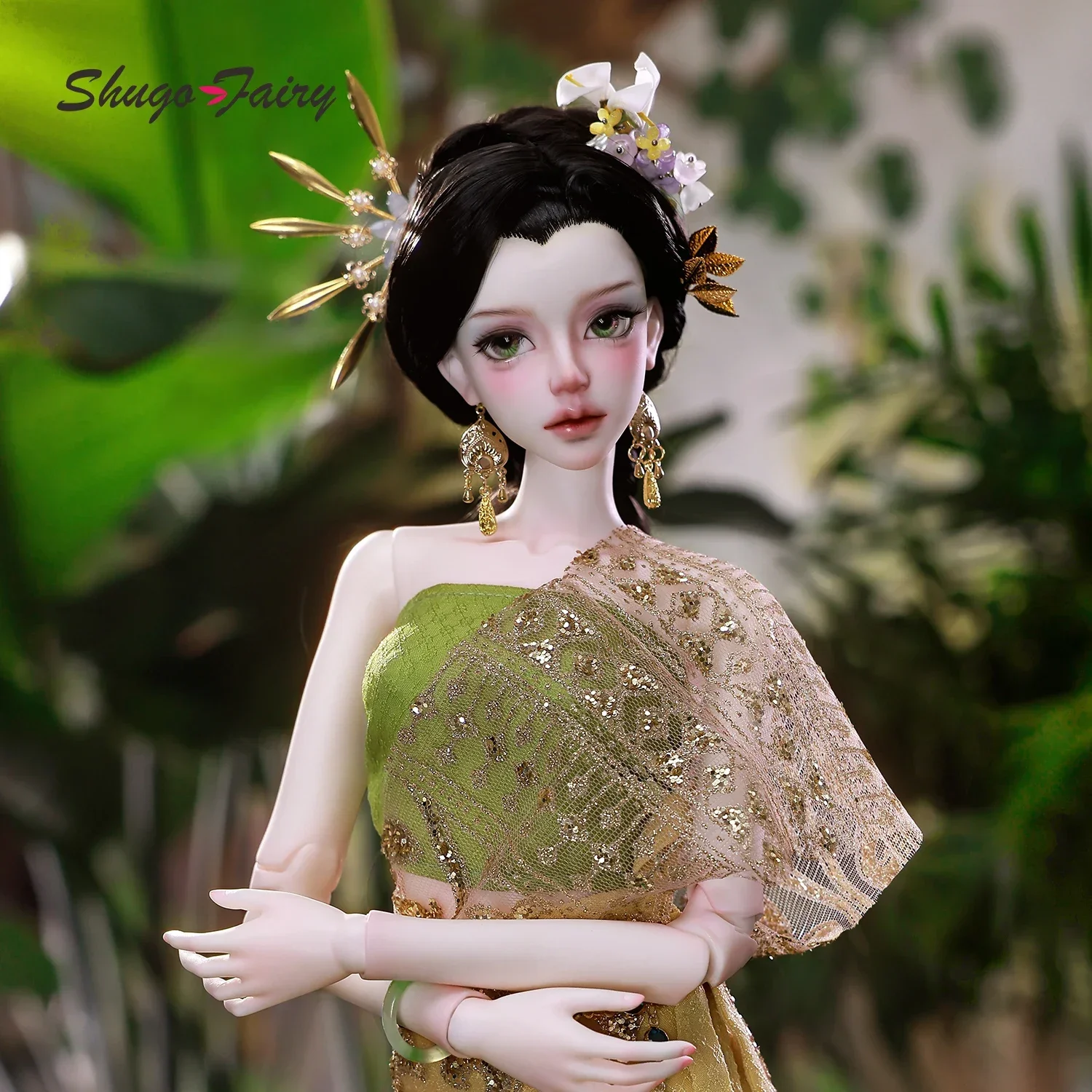 Shugafairy Finni Bjd Doll 1/3 Dai Nationality Fullset Art Figure Dolls Girl Юго-Восточная Азия Одежда Фигурка