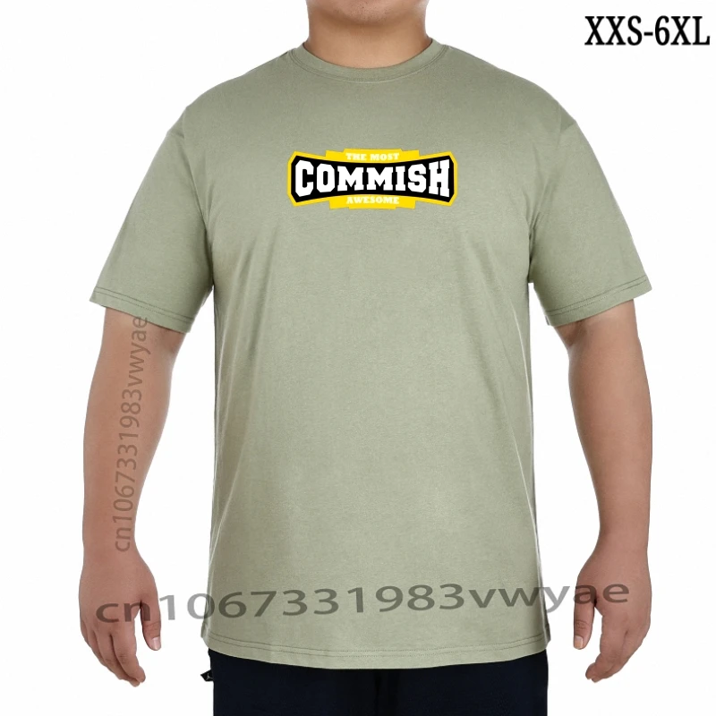 

Commish Black T Shirt Men Men Fantasy Football The Most Awesome Commish XXS-6XL