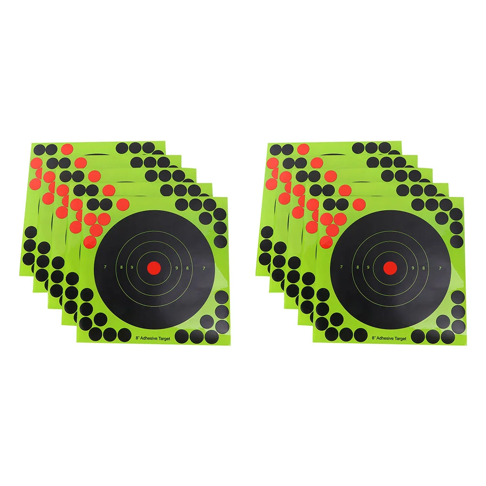 

40 Sheets of Professional Shooting Targets Adhesive Dart Target Stickers (Random Color)