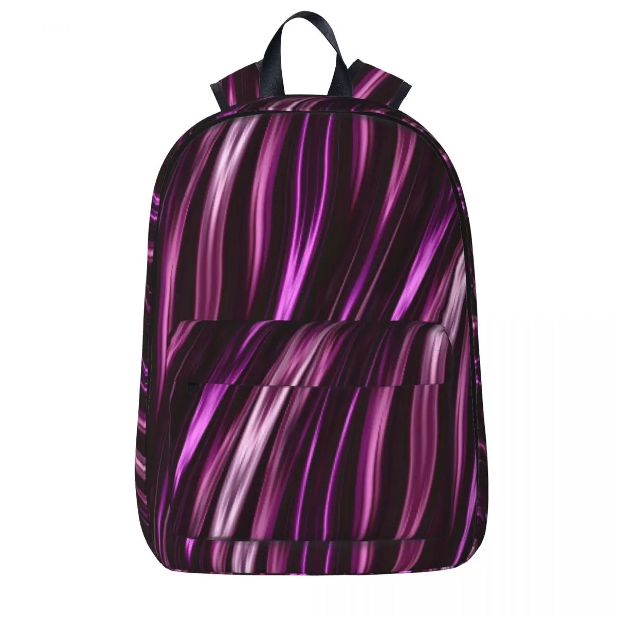 

Fractal Marble Backpack Women Abstract Print Breathable Backpacks Polyester Elegant School Bags College Design Rucksack