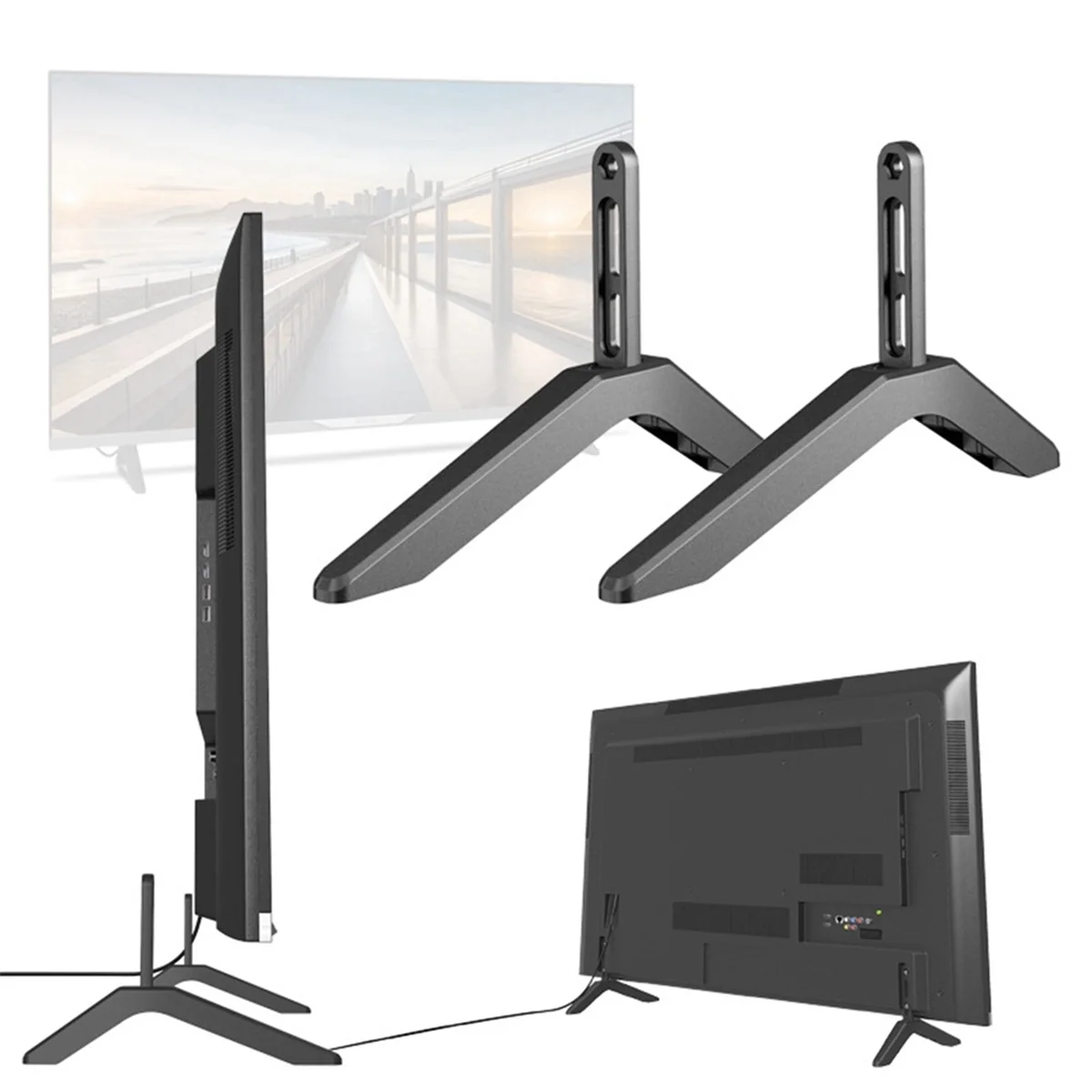 Универсальная подставка для телевизора настольные ножки Vizio Samsung LG TCL Hisense с