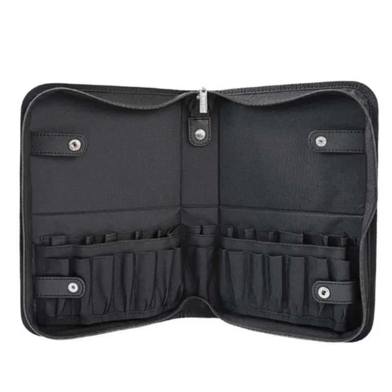 Женская складная сумка-органайзер для кистей макияжа женский дорожный