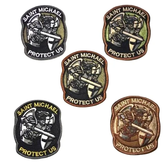 Патч святого Михаила для защиты США искусственная петля религиозная фигурка