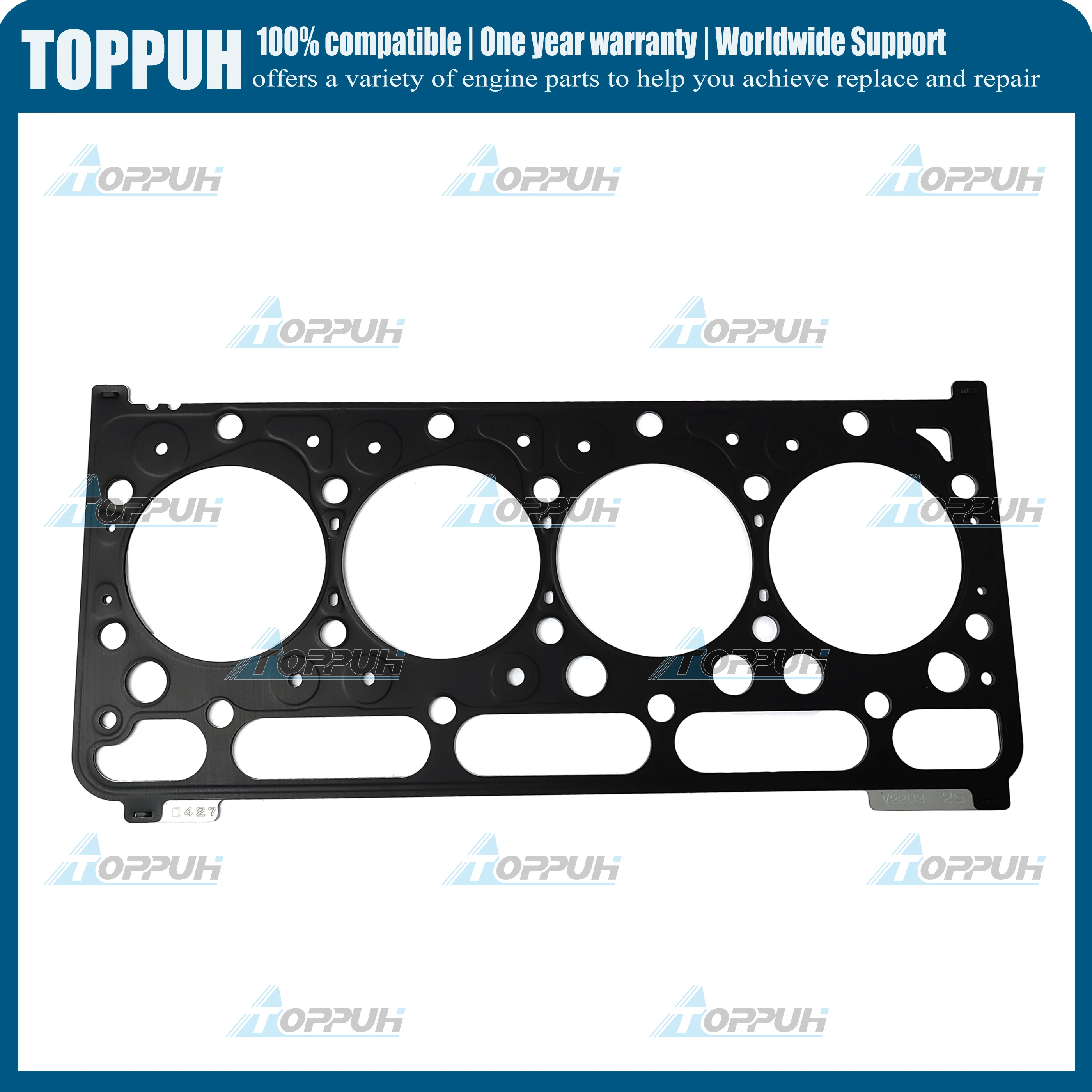 

New V2203 Cylinder Head Gasket (Metal) For Kubota V2403 V2203 V2403-MDI For Bobcat 331 334C 337C
