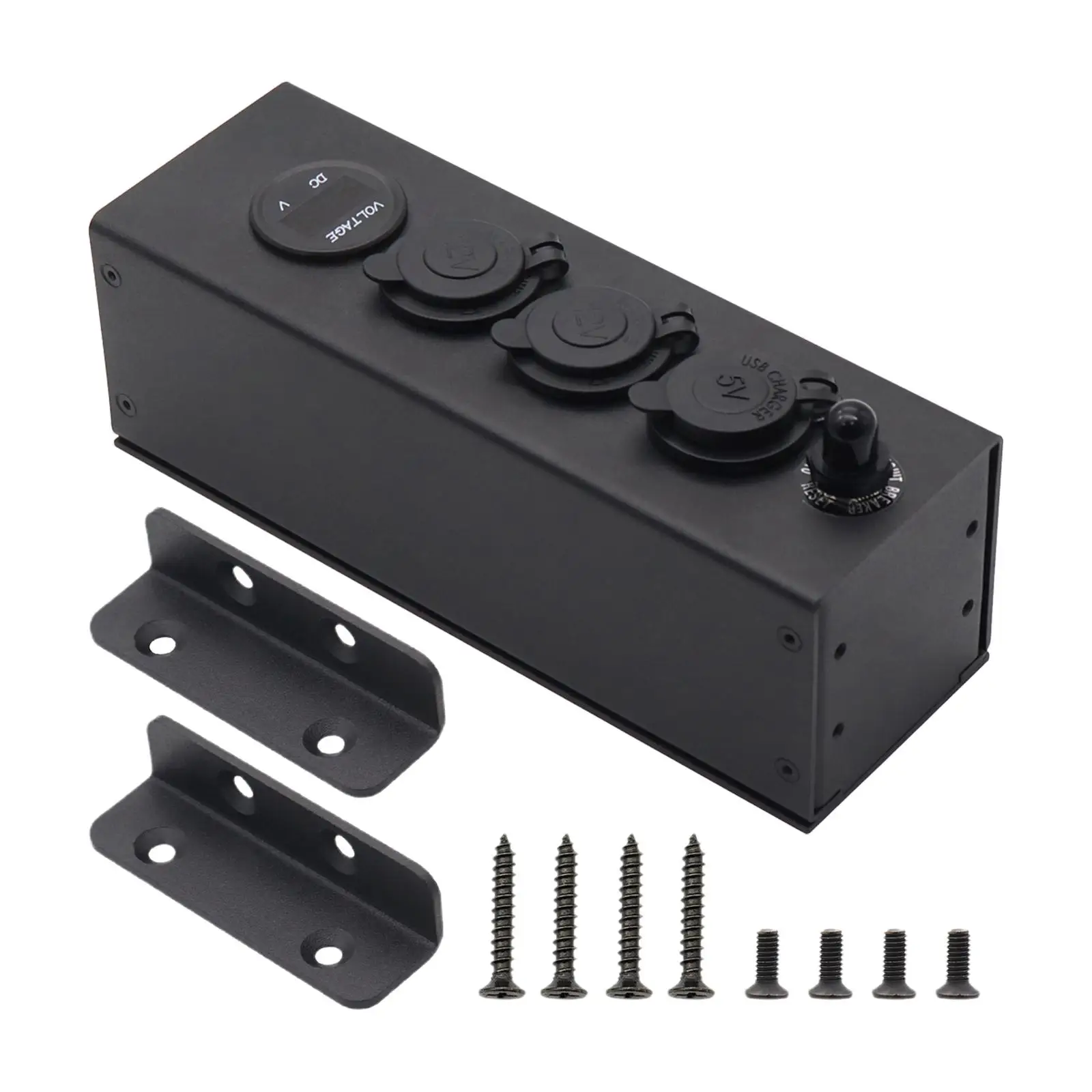 

Voltmeter Power Bank Charger Portable DC Plug for Motorcycle Camping RV