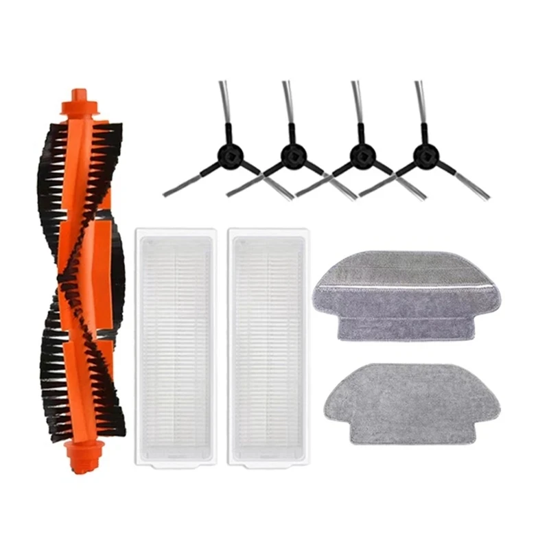 Для Xiaomi Robot Vacuum-Mop Pro STYTJ02YM 2S/3C/Conga 3490 Viomi V2 PRO V3 SE Основная боковая щетка Hepa Filter Mop Part